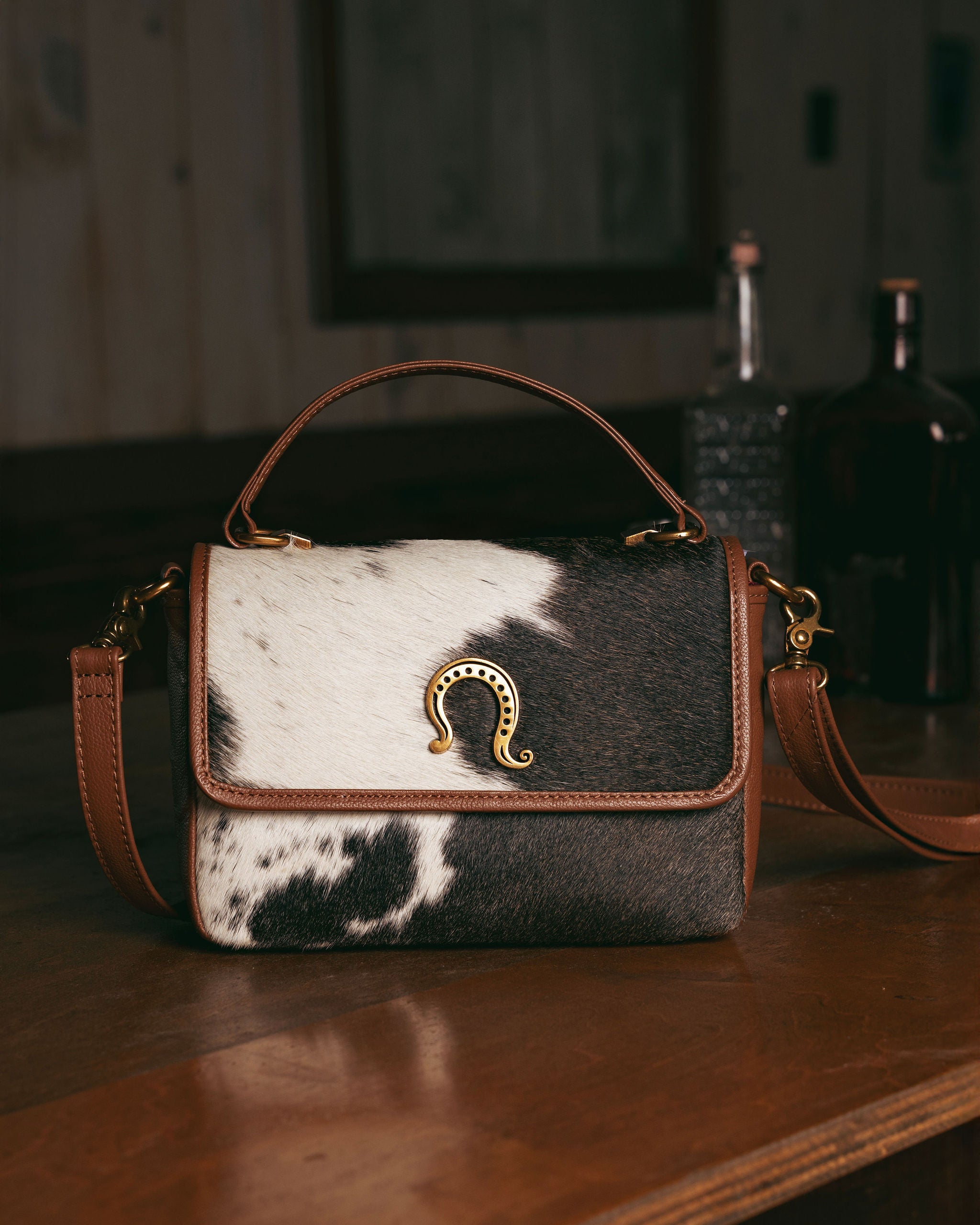 Jade Lariat - Heritage Cowhide