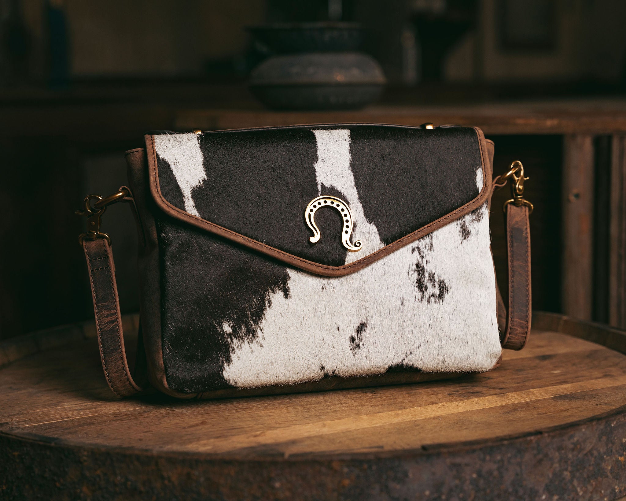 Clara Mesa Crossbody - Heritage Cowhide