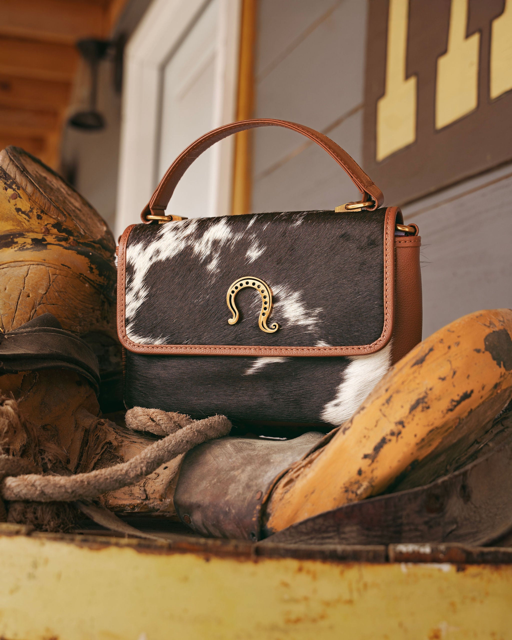 Jade Lariat - Heritage Cowhide