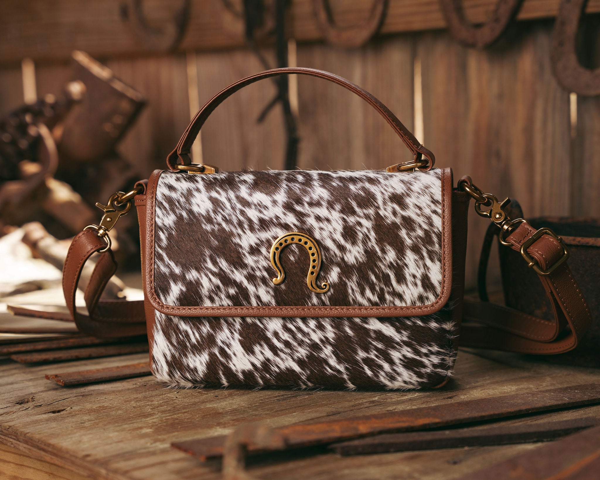Jade Lariat - Heritage Cowhide