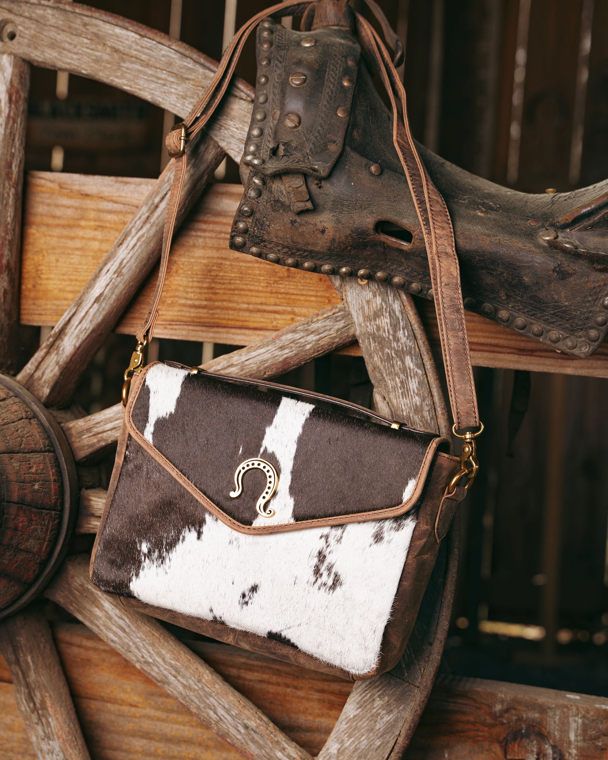 Clara Mesa Crossbody - Heritage Cowhide